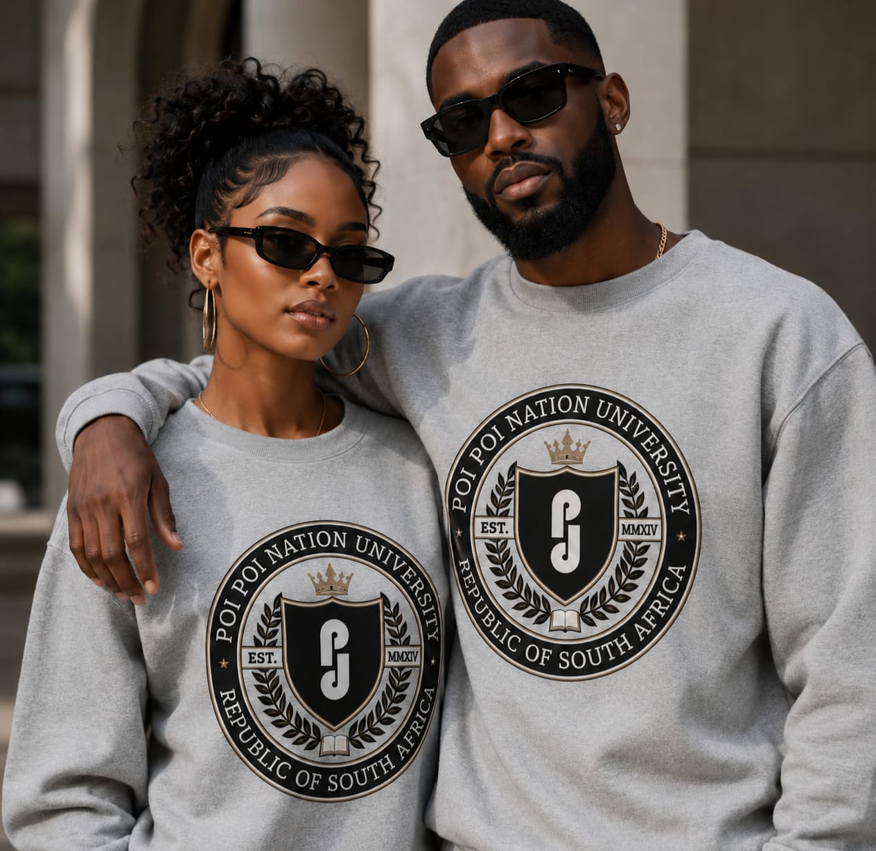 Poi Poi Nation University Crewneck