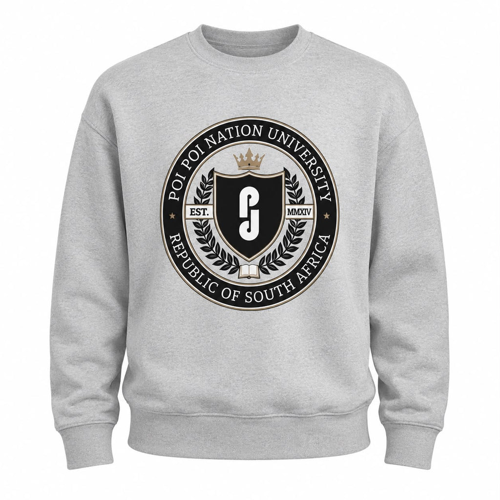 Poi Poi Nation University Crewneck
